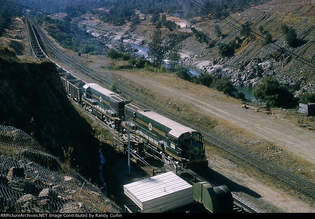 Oroville Dam RR 8017 and 8019